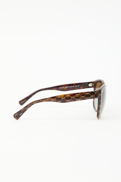 Dolce & Gabbana 4159 Monogram Round Sunglasses