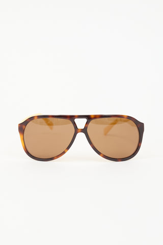 Dolce & Gabbana 4169 Marbled Aviator Sunglasses