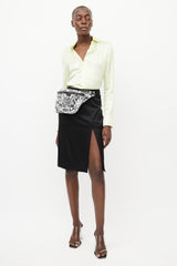 Dolce & Gabbana Black & White Comic Belt Bag