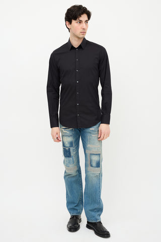 Dolce & Gabbana Straight Collar Shirt