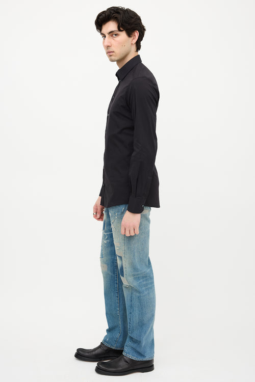 Dolce & Gabbana Straight Collar Shirt