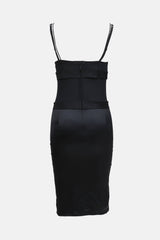 Dolce & Gabbana 2004 Tiered Silk Midi Dress