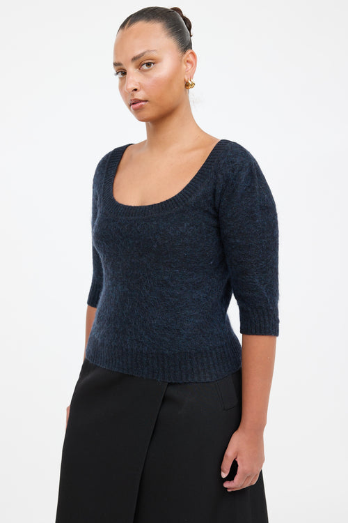 Dolce & Gabbana Mohair Knit Sweater