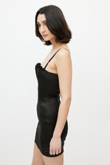 Dolce & Gabbana 1990s Black Corset Bodycon Dress