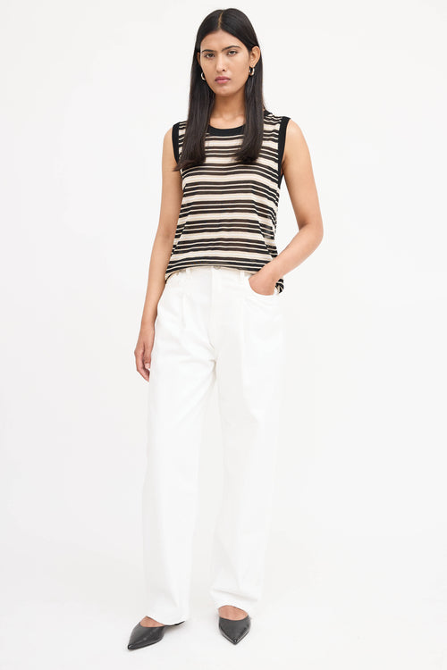 Dolce & Gabbana Knit Stripe Top