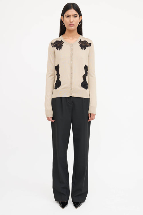 Dolce & Gabbana Silk Lace Cardigan