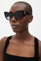 Dolce & Gabbana Black 4349 Oversized Sunglasses