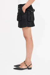 Dolce & Gabbana Faille Cargo Mini Skirt