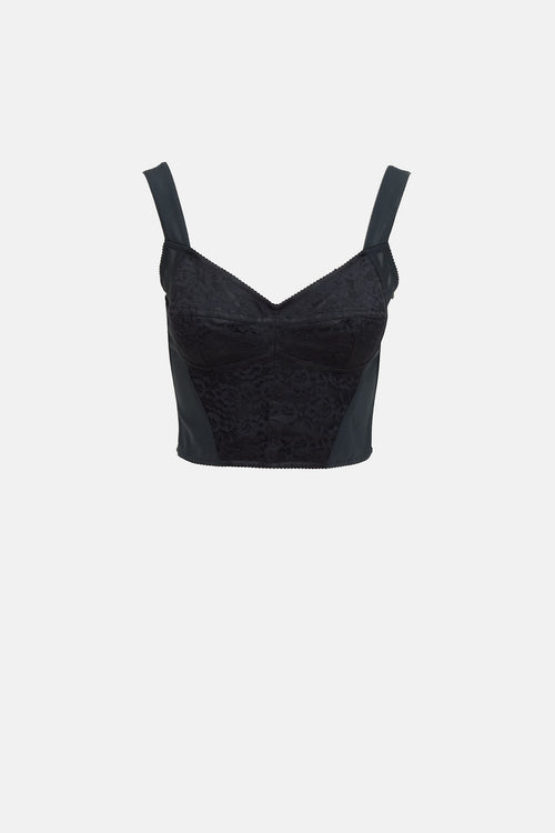 Dolce & Gabbana Lace Paneled Top