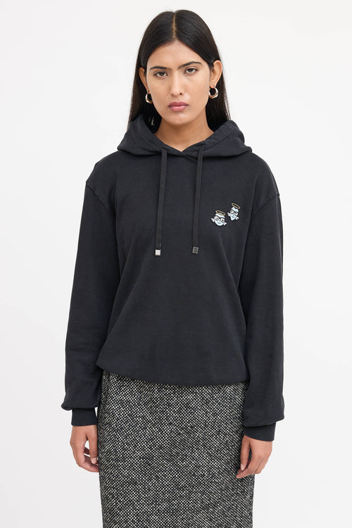 Dolce & Gabbana Cotton Embroidered Hoodie