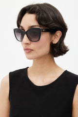 Dolce & Gabbana Black DG4216 Oversized Sunglasses