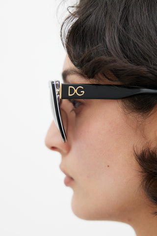 Dolce & Gabbana Black DG4216 Oversized Sunglasses