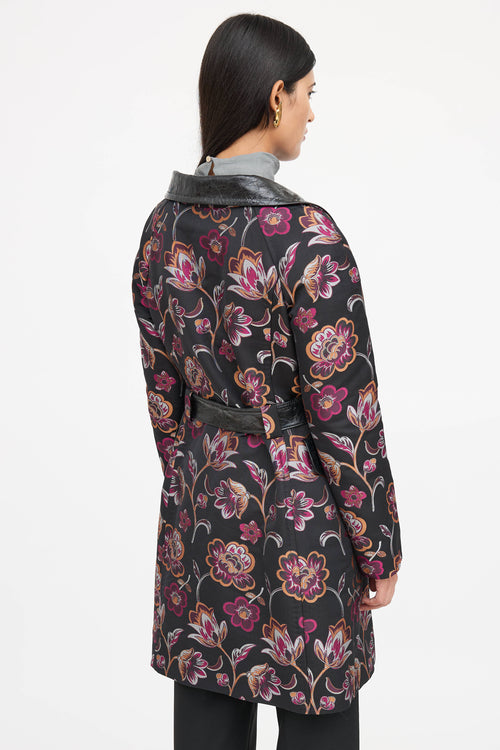 Dolce & Gabbana Floral Brocade Coat