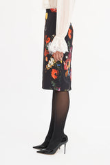 Dolce & Gabbana Floral Midi Skirt