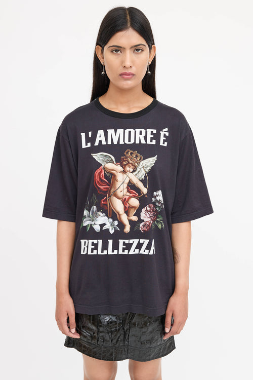 Dolce & Gabbana Cotton Graphic T-Shirt