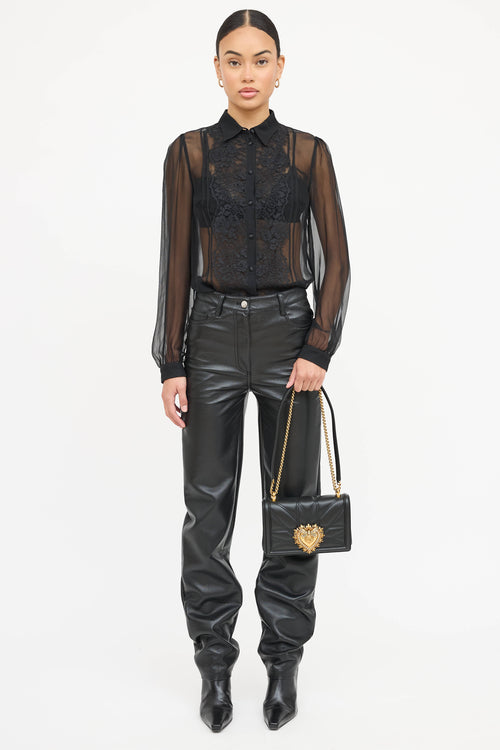 Dolce & Gabbana Quilted Medium Devotion Bag