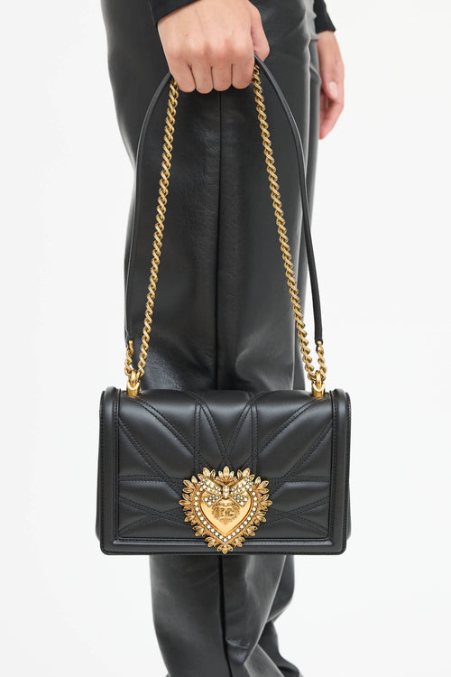 Dolce & Gabbana Quilted Medium Devotion Bag