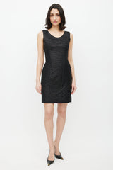 Dolce & Gabbana Black Metallic Dress