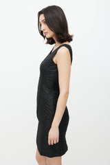 Dolce & Gabbana Black Metallic Dress