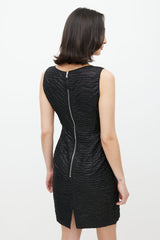 Dolce & Gabbana Black Metallic Dress