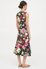 Dolce & Gabbana Floral Pleated Dress