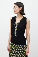 Dolce & Gabbana Black & Multicolour Floral Co-Ord Set