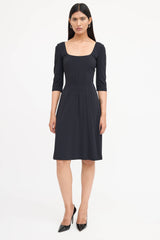Dolce & Gabbana Half Sleeve Corset Dress