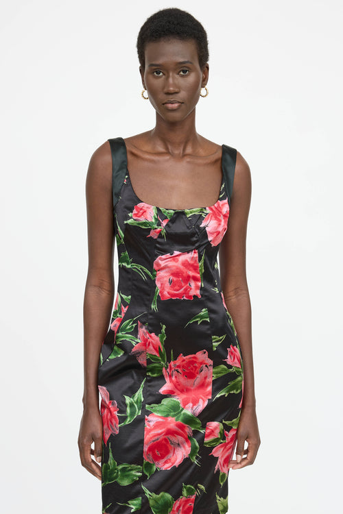 Dolce & Gabbana Floral Sleeveless Dress