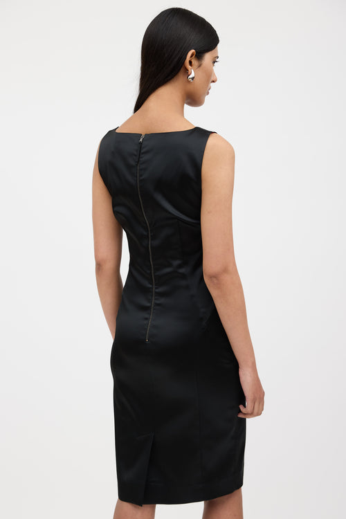 Dolce & Gabbana Satin Darted Dress