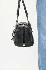 Dolce & Gabbana Black & Silver Miss Perfect Buckle Bag