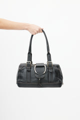 Dolce & Gabbana Black & Silver Miss Perfect Buckle Bag