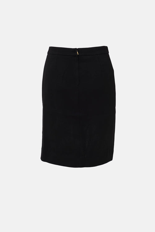 Wool Pencil Skirt