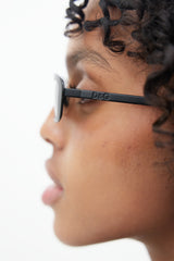 Dolce & Gabbana Black Small Rectangle Sunglasses