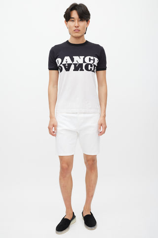 Dolce & Gabbana Black & White Dance T-Shirt