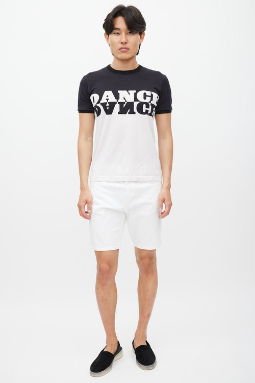 Dolce & Gabbana Black & White Dance T-Shirt