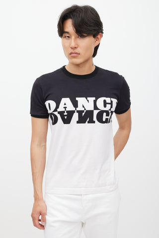 Dolce & Gabbana Black & White Dance T-Shirt
