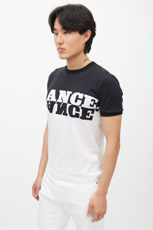 Dolce & Gabbana Black & White Dance T-Shirt