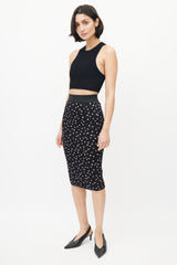 Dolce & Gabbana Black & White Star Skirt