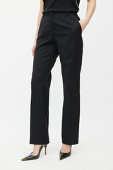 Dolce & Gabbana Black Wool Pinstripe Two Piece Suit