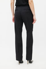 Dolce & Gabbana Black Wool Pinstripe Two Piece Suit