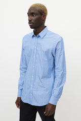 Dolce & Gabbana Blue & White Stripe Shirt