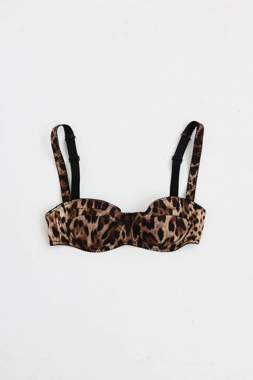 Dolce & Gabbana Printed Bra