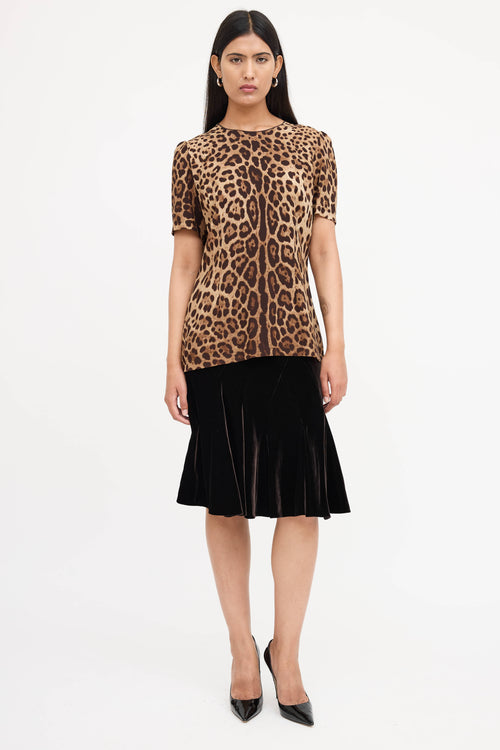 Dolce & Gabbana Silk Printed Top