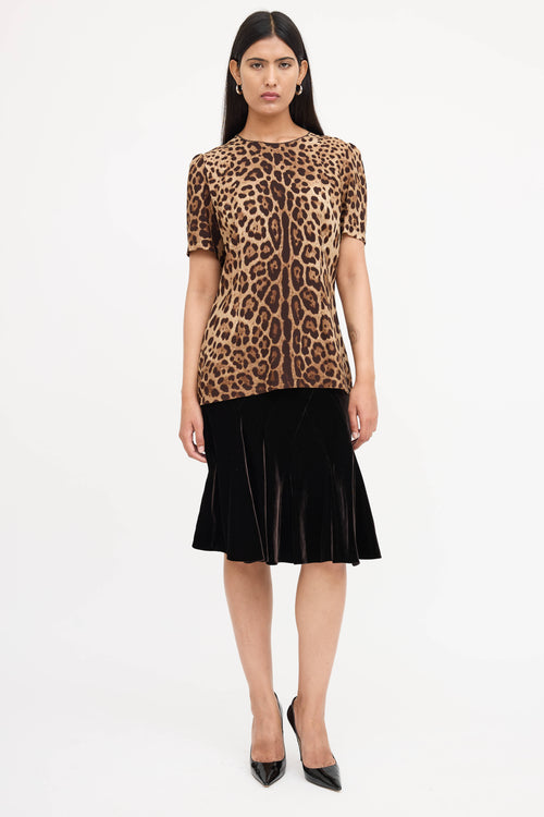 Dolce & Gabbana Silk Printed Top