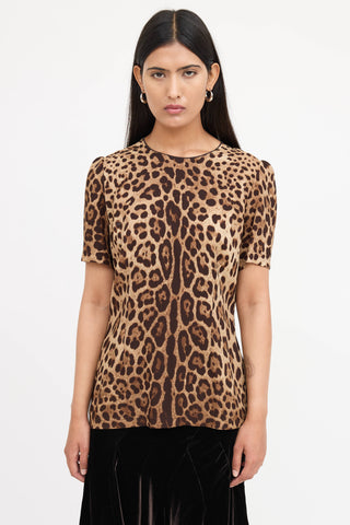Dolce & Gabbana Silk Printed Top