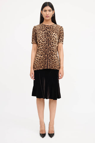 Dolce & Gabbana Silk Printed Top