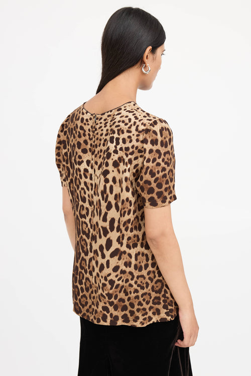 Dolce & Gabbana Silk Printed Top