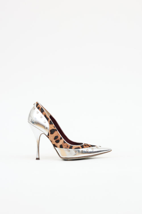 Dolce & Gabbana Studded Hair Pump
