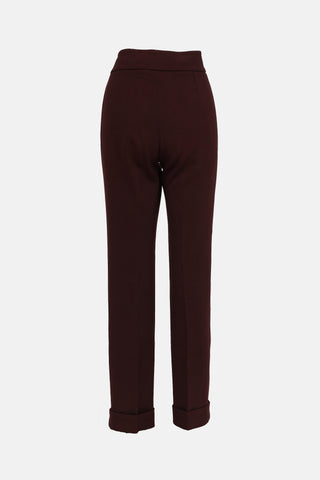 Dolce & GabbanaWool Cuffed  Pant