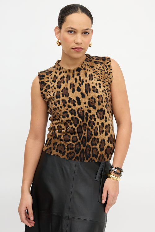 Dolce & Gabbana Cashmere Patterned Vest